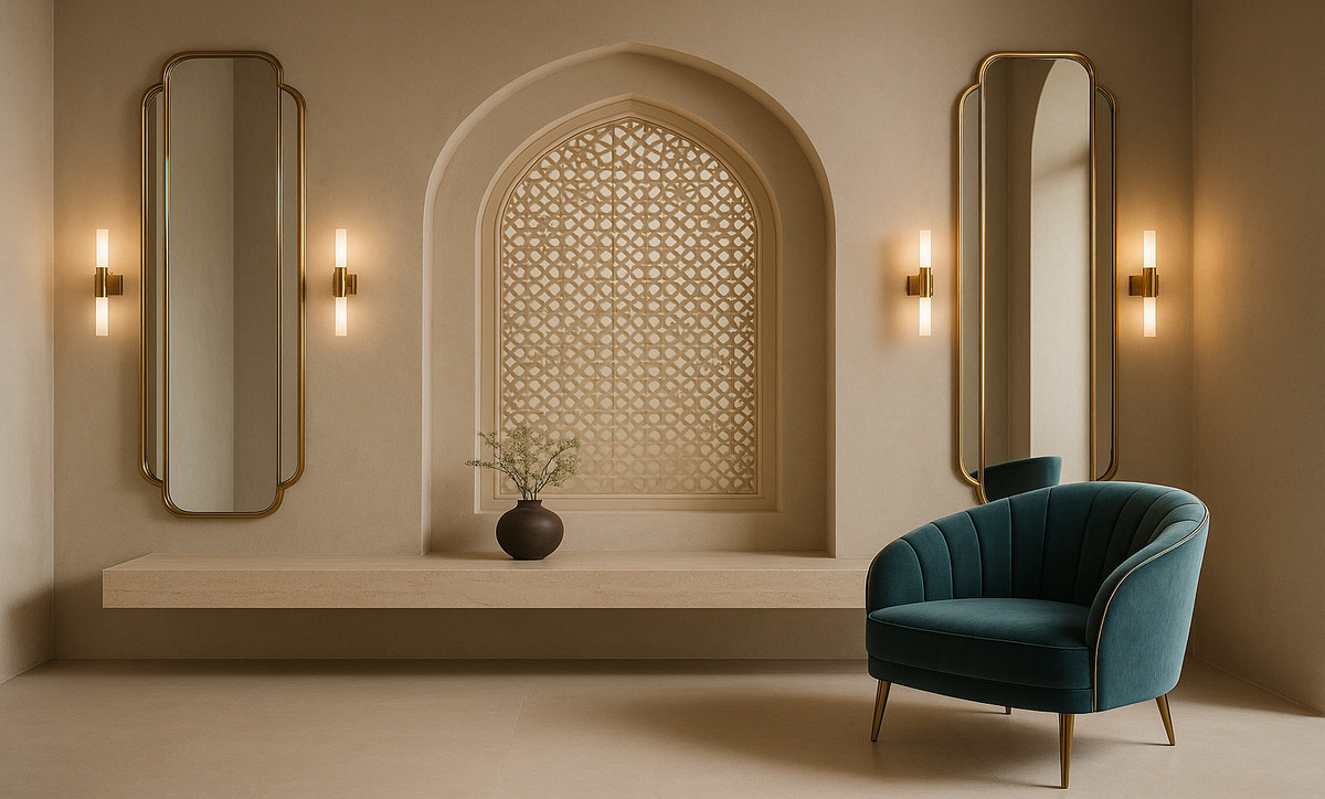 interior design with antique furniture